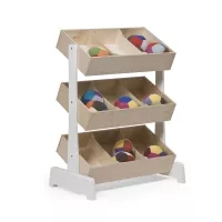 Toy store coffre à jouets - Blanc/Bouleau